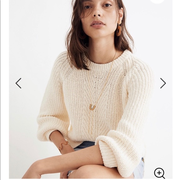 Madewell Sweaters - Madewell Balloon Sleeve Sweater